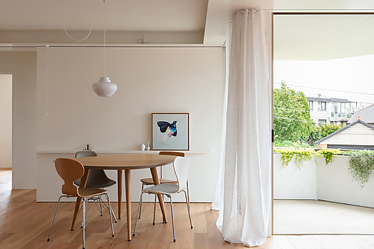 Interior photograph of MB Apartment by Clinton Weaver