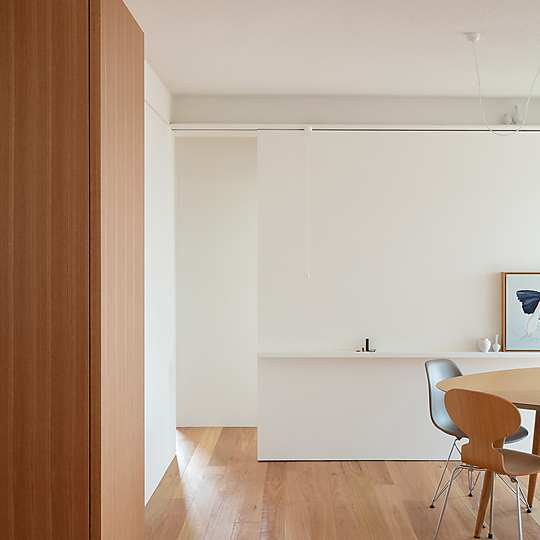 Interior photograph of MB Apartment by Clinton Weaver