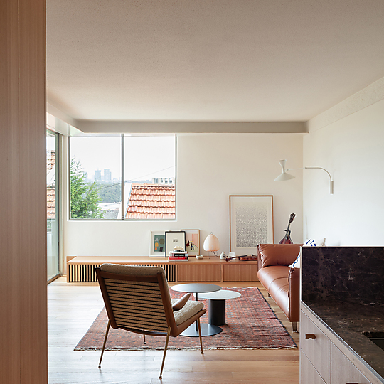 Interior photograph of MB Apartment by Clinton Weaver