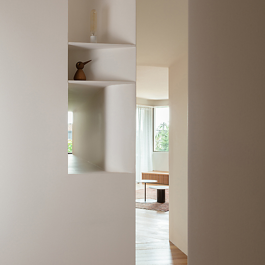 Interior photograph of MB Apartment by Clinton Weaver