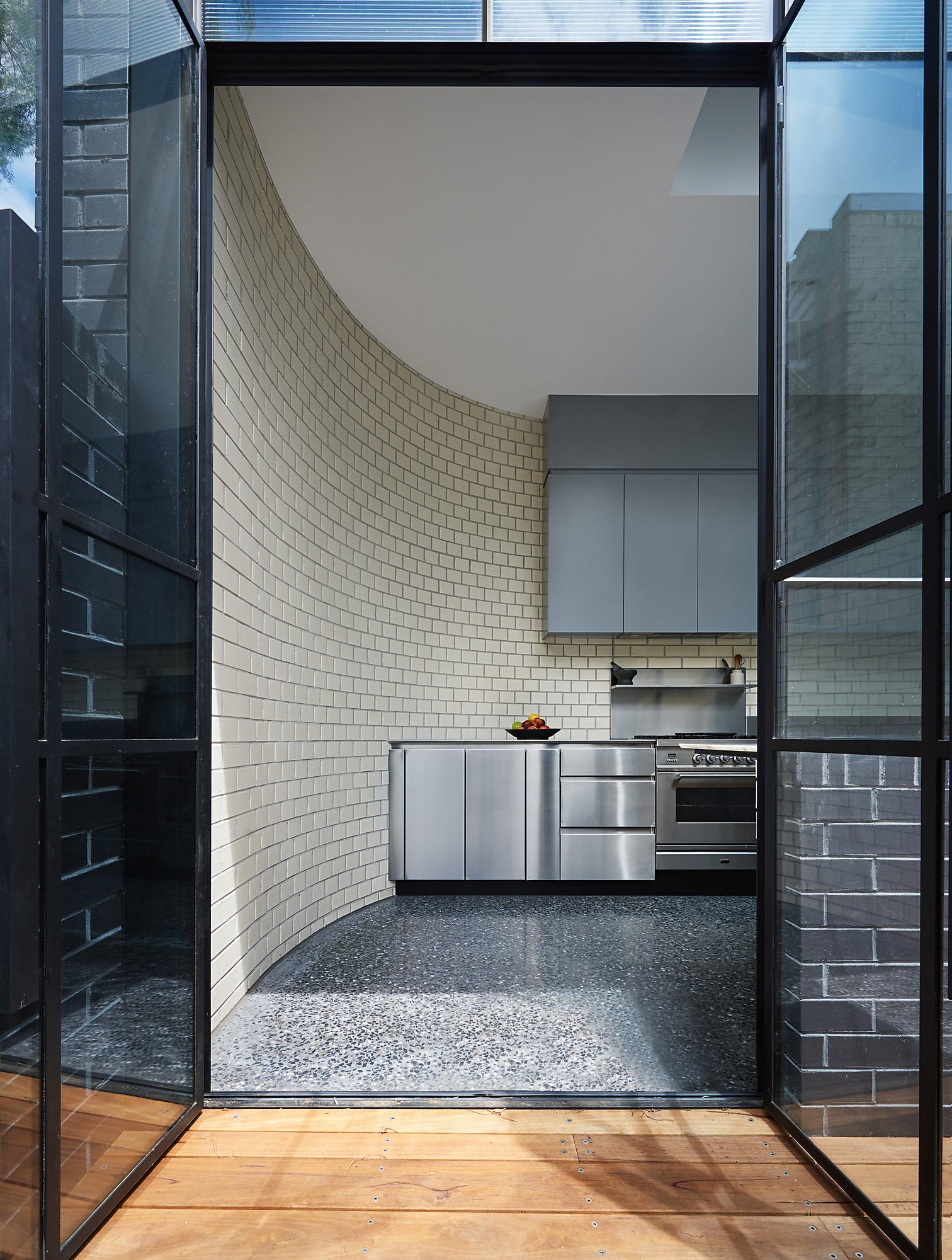 Interior photograph of Turn House by Daniel Fuge