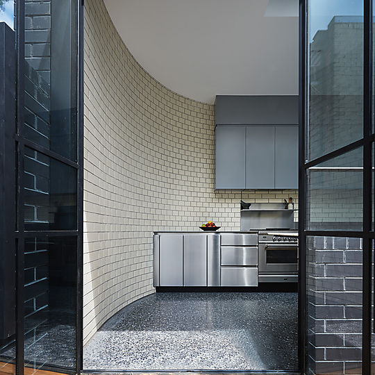 Interior photograph of Turn House by Daniel Fuge