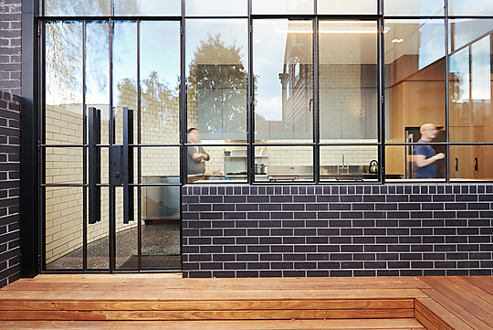 Interior photograph of Turn House by Daniel Fuge