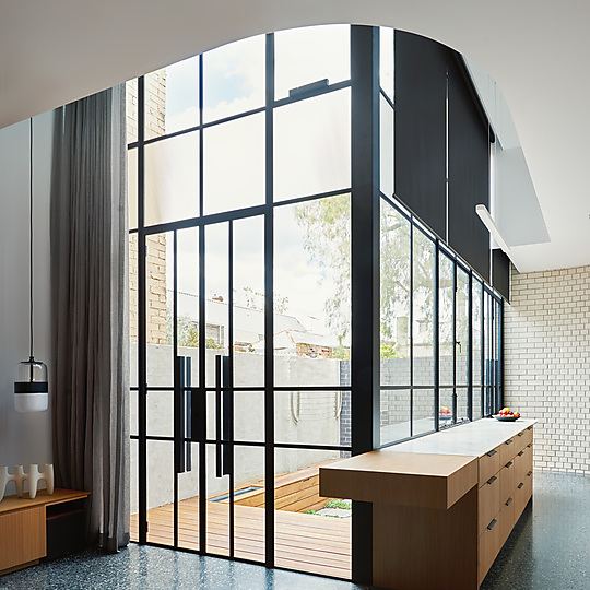 Interior photograph of Turn House by Daniel Fuge