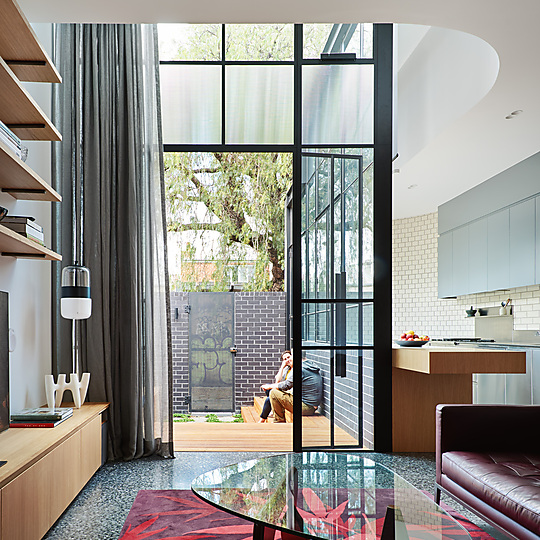 Interior photograph of Turn House by Daniel Fuge
