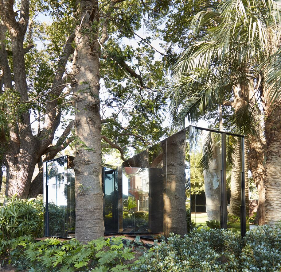 Interior photograph of Stealth Pavilion by Prue Ruscoe