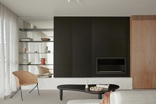Interior photograph of Darling Apartment by Sean Fennessy