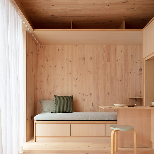 Interior photograph of Minima by Clinton Weaver