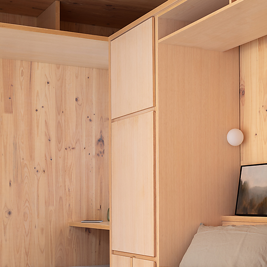 Interior photograph of Minima by Clinton Weaver