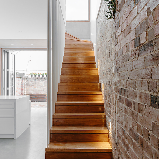 Interior photograph of Ferry Road House by Hamish McIntosh