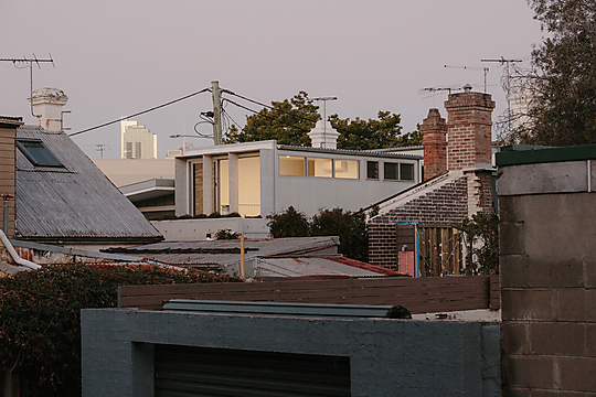 Interior photograph of Ferry Road House by Hamish McIntosh