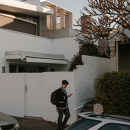 Interior photograph of Ferry Road House by Hamish McIntosh