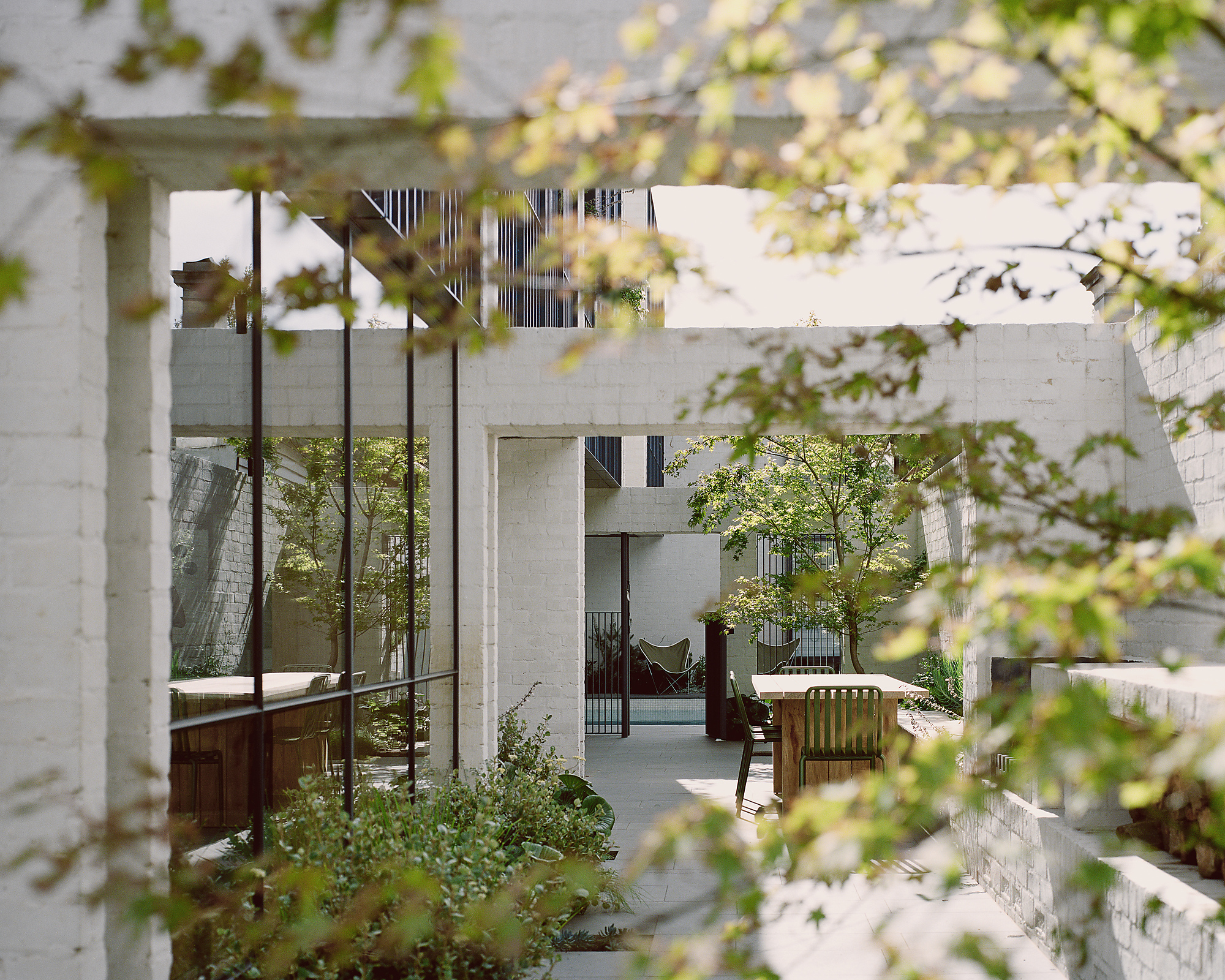 Interior photograph of 8 Yard House by Rory Gardiner