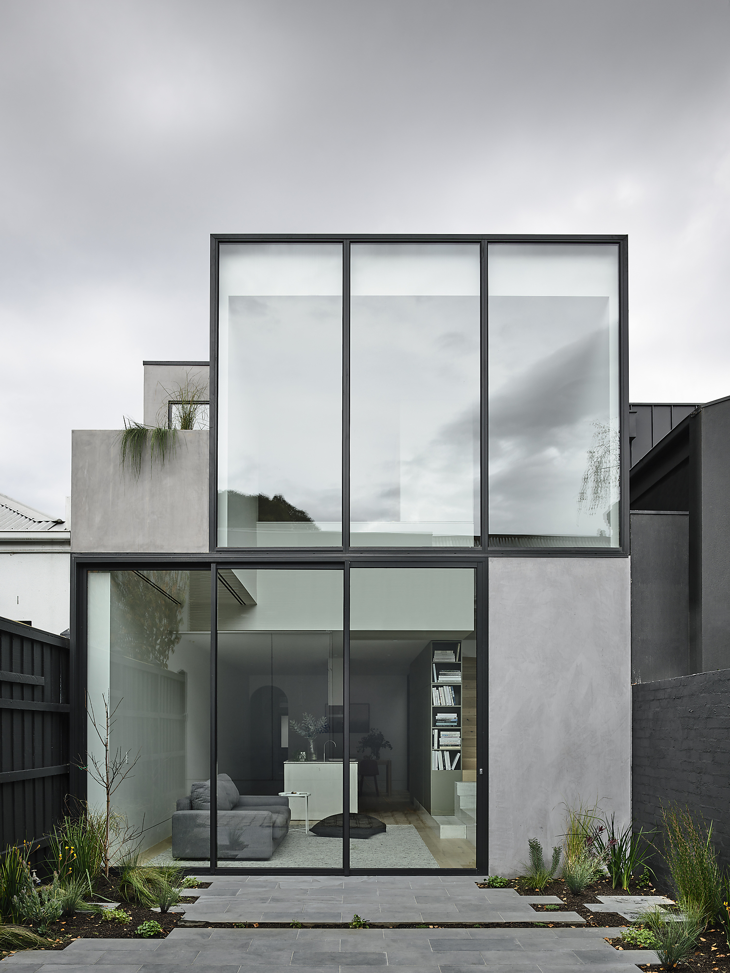 Interior photograph of South Yarra House by Derek Swalwell